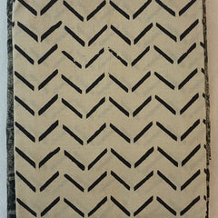 Hunter Green Kota Doria Hand Block Printed Unstitched Suit Set
