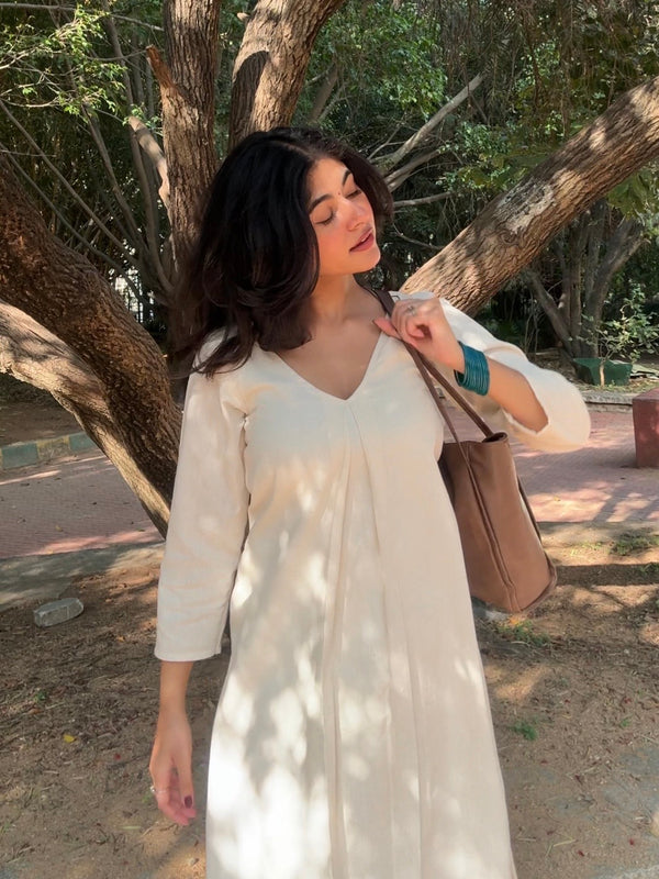 Diya A-Line Cotton Kurta Set