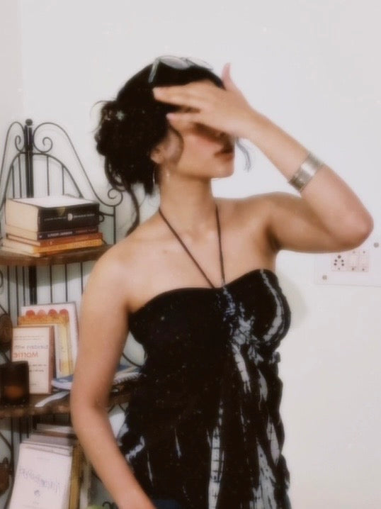 Raaya Black Tie die Mermaid Top (Padded)