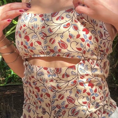 Sia Off-White Cut Out Top