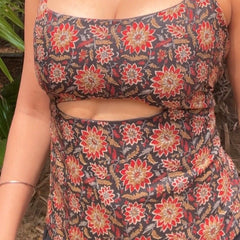 Chaaya Black Cut Out Top