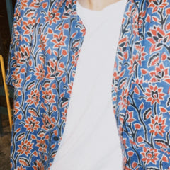French Blue and Red Shirt