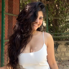 Noorie: White Threadwork Criss-Cross Back Top