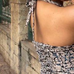 Amaira Kalamkari Halter Neck Kurti